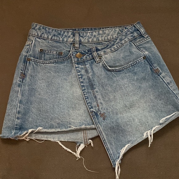 Ksubi Denim Rap Skirt 28 Medium - Picture 2 of 3